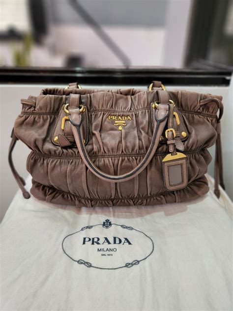 prada wrinkled bag